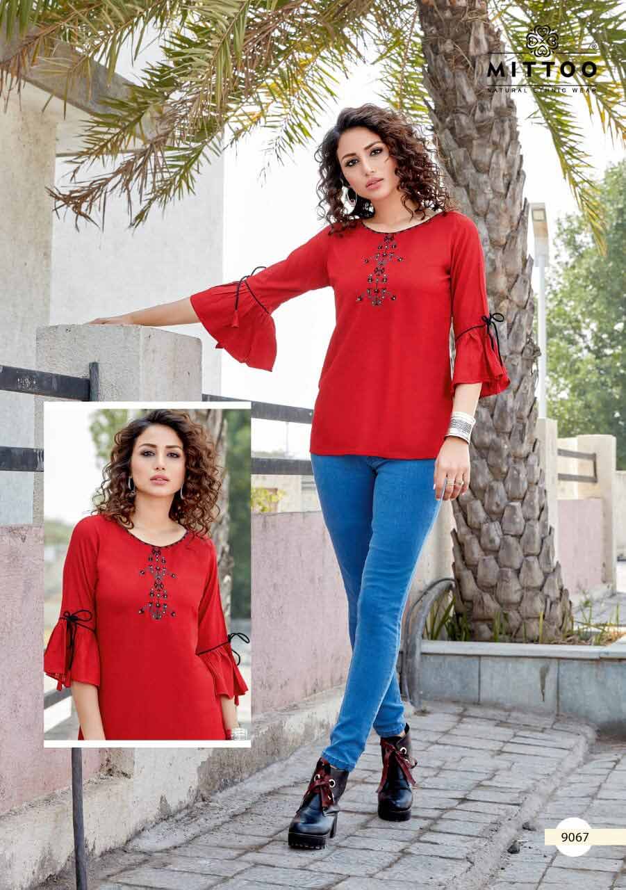 Poorva Vol-9 Viscose Designer Tops Catalog Poorva Vol-9 Viscose Designer Tops Catalog